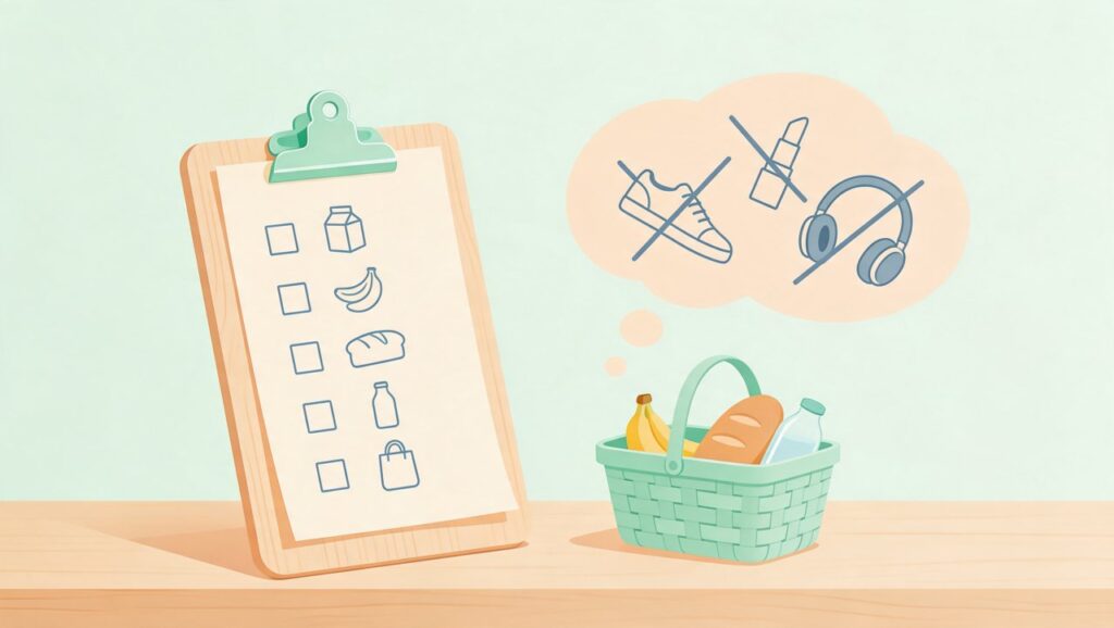 How to Plan a Shopping List and Avoid Impulse Buys