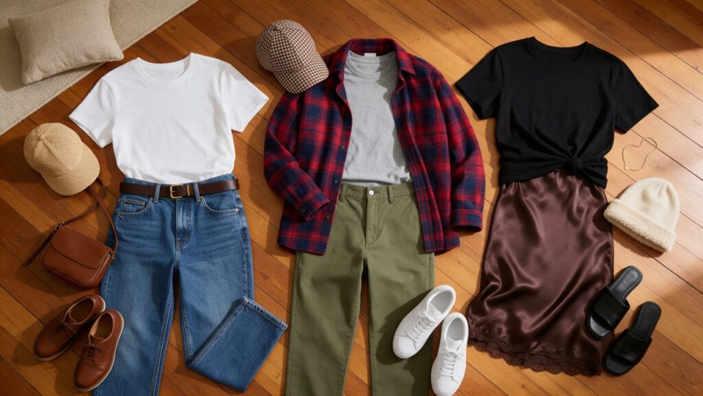 How to Style a Basic T-Shirt in Different Ways